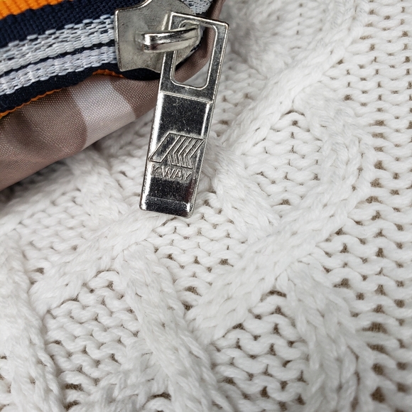 K-Way Kids Boys Girls 10-12 Army Camo REVERSIBLE Packable Windbreaker Jacket - Picture 10 of 10